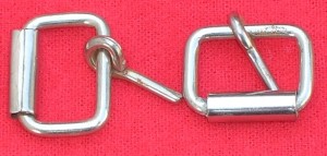 sprzączki "16"/2 srebrne