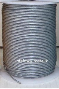 rzemyk "1,5" stalowy metalik