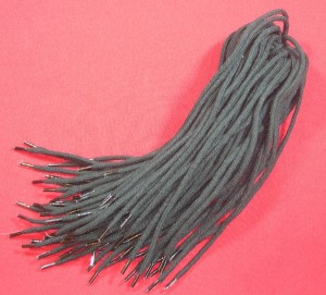 sznurowadła 100/bawełna/gr.3/czarne