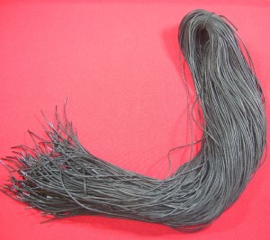 sznurowadła 150/wosk/gr.2/czarne