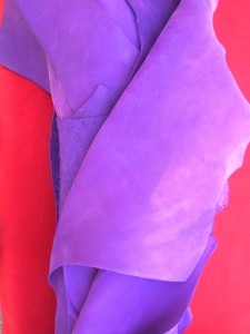 skóra AVES - nubuk ERICA/fiolet