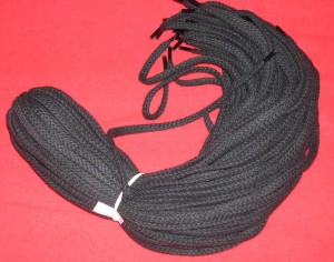 sznurowadła płaskie 100cm/czarne