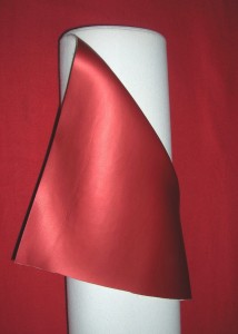 tkaniny syntetyczne - SATYNA/malinowa