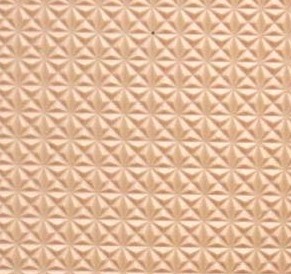 POLIGUMA GWIAZDKA - 6mm/BEŻ/740x350 PÓŁ PŁYTY